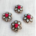 Kundan hand embroidery buttons