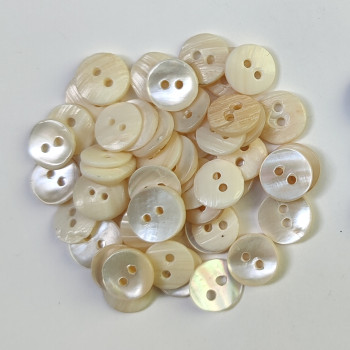natural Sea Shell (Mother of Pearl) 2 Holes Round Buttons size (1 cm/ 10MM) natural Sea Shell (Mother of Pearl) 2 Holes Round Buttons size (1 cm/ 10MM)