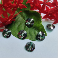 Gray Rhinestone Buttons