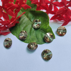 Golden Rhinestone Buttons
