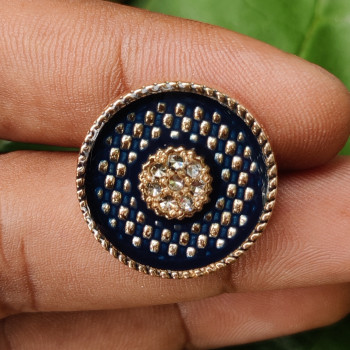Beautiful Meenakari Design Metal Buttons for Stylish Look Coat & sherwani