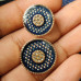 Beautiful Meenakari Design Metal Buttons for Stylish Look Coat & sherwani