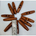 Designer Box Wooden 2 Hole Wood Toggle Buttons foe Sewing , Bags , Fashion , Decorative , Customs , Jackets , Kurtis , Blouses and Used for DIY Crafts ( Pack of 20 Pieces , Size 5cm ))
