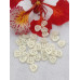 Red heart shape resin button Red heart shape resin button