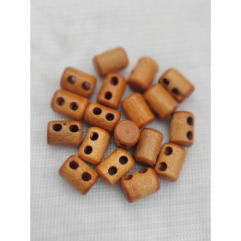 Natural Brown Wooden Toggle Buttons