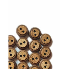Natural Coconut Shell Ring button 50