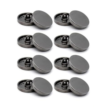 Mirror Finish Metal Flat Shank Button Mirror Finish Metal Flat Shank Button