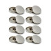 Mirror Finish Metal Flat Shank Button Mirror Finish Metal Flat Shank Button