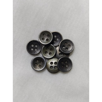 Bronze plain Metal Small Round 4 holes Buttons 25 Bronze plain Metal Small Round 4 holes Buttons 25