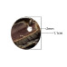 black Sea Shell (Mother of Pearl) 1 Hole flower round shape Buttons black Sea Shell (Mother of Pearl) 1 Hole flower round shape Buttons