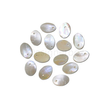 oval Sea Shell (Mother of Pearl) 1 Hole flower round shape Buttons oval Sea Shell (Mother of Pearl) 1 Hole flower round shape Buttons