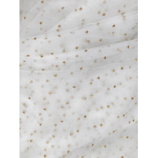 white dyeable net golden dot embroidery white dyeable net golden dot embroidery