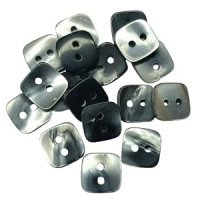 Steel Gray Shine Resin Art with sea Shell Buttons 2 Hole Square Shape Steel Gray Shine Resin Art with sea Shell Buttons 2 Hole Square Shape