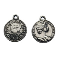 Antique Silver Old Coins Tassels Drop Acrylic Buttons for Jewelry Kurta Decoration Antique Silver Old Coins Tassels Drop Acrylic Buttons for Jewelry Kurta Decoration
