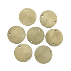 Wooden Round 2 Hole Buttons for Shirts , Kurtas , Kurtis , Jackets ,Blouses , Suits , Dresses , Decoration , DIY , Crafts ( Size : 3 cm ) ( Pack of 25 Pcs )