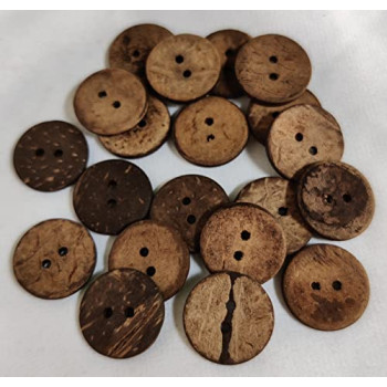 Coconut Shell 2 Holes Round Buttons Coconut Shell 2 Holes Round Buttons