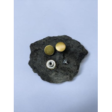 Plain & Simple Design for Jeans & Jackets, Tack Snap Buttons Antique Brass Color No Sew (Pack of 10 Pcs)