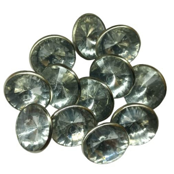 Rhinestone Crystal Buttons for Sewing , Embroidery , Crafting and Decoration , DIY (Pack of 20 Pieces )(Size : 1.5 cm ) Rhinestone Crystal Buttons for Sewing , Embroidery , Crafting and Decoration , DIY (Pack of 20 Pieces )(Size : 1.5 cm )