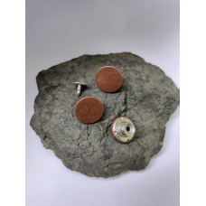 Plain Copper Metal Buttons 17mm Diameter snap on no sew Bronze Buttons for Jeans Jackets etc. Bronze Finish (Plain Copper 17mm, 10 Pieces Set) Plain Copper