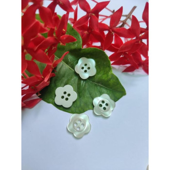 Resin Art Ivory Flower Shape Buttons Translucent White Resin Button for Sewing Blouse Shirt DIY Scrapbooking 4 hols Pack of 25pcs Resin Art Ivory Flower Shape Buttons Translucent White Resin Button for Sewing Blouse Shirt DIY Scrapbooking 4 hols Pack of 25pcs