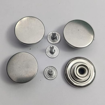 Denim Jeans Silver Button No Sew Metal Tack snap Buttons Denim Jeans Silver Button No Sew Metal Tack snap Buttons