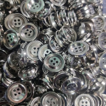 Silver Acrylic 4 Hole Fancy Acrylic Button use for Jackets, Pants, Shirts, Blouses, DIY, Crafts and Project (Pack of 50 pcs Size : 1.4 cm) Silver Acrylic 4 Hole Fancy Acrylic Button use for Jackets, Pants, Shirts, Blouses, DIY, Crafts and Project (Pack of 50 pcs Size : 1.4 cm)