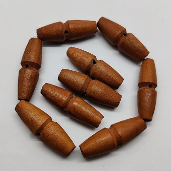 Natural Brown Wooden Toggle Buttons 1 Hole Designer Traditional for Suits Dresses Jackets Coats Bag Craft DIY (Medium Toggle 3.20 cm (32mm) Approx) (Pack of 10pcs) Natural Brown Wooden Toggle Buttons 1 Hole Designer Traditional for Suits Dresses Jackets Coats Bag Craft DIY (Medium Toggle 3.20 cm (32mm) Approx) (Pack of 10pcs)