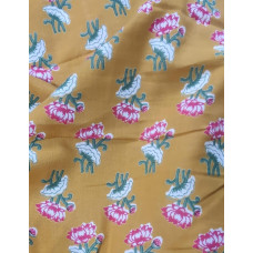 mustard yellow print cotton fabric mustard yellow print cotton fabric