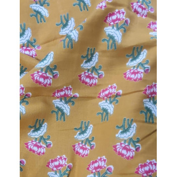 mustard yellow print cotton fabric mustard yellow print cotton fabric