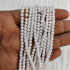 White Raw Pearl motis Material use for Jewellery,Hand Embroidery, Craft Making, Bangle, lace, Jutti, payal, Beads, Outfits Design (Size 4 mm or 0.4cm) White Raw Pearl motis Material use for Jewellery,Hand Embroidery, Craft Making, Bangle, lace, Jutti, payal, Beads, Outfits Design (Size 4 mm or 0.4cm)