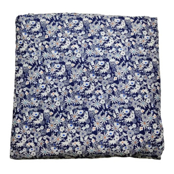 blue flower floral print fabric cloth for ethnic wear dress gown anarkali suit blue flower floral print fabric cloth for ethnic wear dress gown anarkali suit