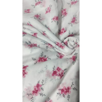 Floral Printed Natural fabric 2.5 Floral Printed Natural fabric 2.5
