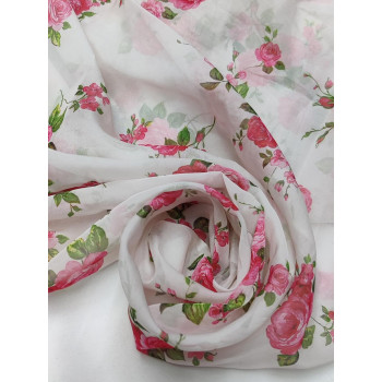 Soft Organza Floral Printed 2.5 meters fabric Soft Organza Floral Printed 2.5 meters fabric
