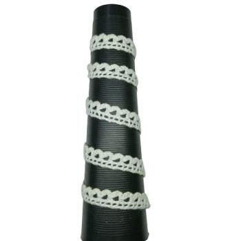 White Cotton Croshiya Lace Used for Trims, Borders, Embroidered Laces, Applique, Fabric lace, Sewing Supplies, Cotton Work lace.( Pack of 9 Meter ) Size : 1cm White Cotton Croshiya Lace Used for Trims, Borders, Embroidered Laces, Applique, Fabric lace, Sewing Supplies, Cotton Work lace.( Pack of 9 Meter ) Size : 1cm
