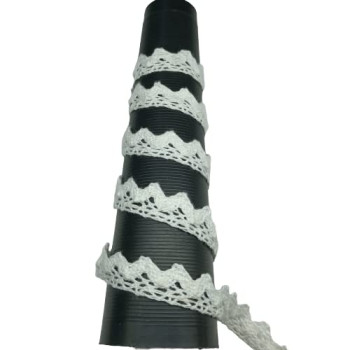 White Colour Cotton Crossiya Snake Lace Border for Dress, Kurtis, Dupatta, Bag, Craft and Decorations(Pack of 9 Meter ) Size : 1.4cm White Colour Cotton Crossiya Snake Lace Border for Dress, Kurtis, Dupatta, Bag, Craft and Decorations(Pack of 9 Meter ) Size : 1.4cm