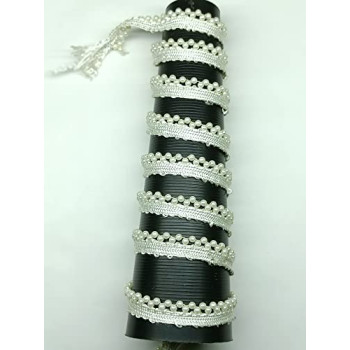 Cream Pearl moti lace