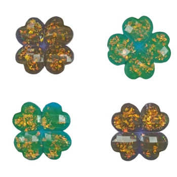 combo of 2 colour Resin Brooch Art flower Shape with rainbow embellishment combo of 2 colour Resin Brooch Art flower Shape with rainbow embellishment
