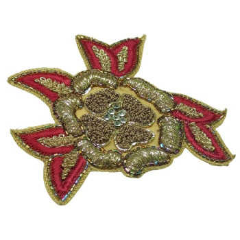 Multicolour Applique Beautiful Flower Embroidery Patches with Diamond's for Cloths, Blouse, Suits, Sarees, Decoration ,Sweater, Shoes ,Bags ( Pack of 2 pcs )(Width : 12.5 cm ) Multicolour Applique Beautiful Flower Embroidery Patches with Diamond's for Cloths, Blouse, Suits, Sarees, Decoration ,Sweater, Shoes ,Bags ( Pack of 2 pcs )(Width : 12.5 cm )