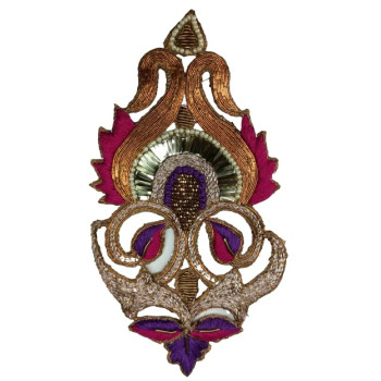 Multicolour Beautiful Patch for Clothes, Blouse ,Suits ,Sarees ,Decor ,Shoes ( Pack of 4 pcs ) (Length : 13.5cm ) Multicolour Beautiful Patch for Clothes, Blouse ,Suits ,Sarees ,Decor ,Shoes ( Pack of 4 pcs ) (Length : 13.5cm )