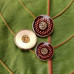 Beautiful Meenakari Design Metal Buttons for Stylish Look Coat & sherwani