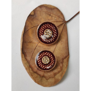 Beautiful Meenakari Design Metal Buttons for Stylish Look Coat & sherwani