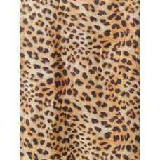 Leopard Printed linen Fabric