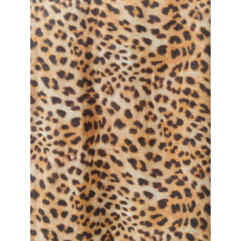 Leopard Printed linen Fabric Leopard Printed linen Fabric