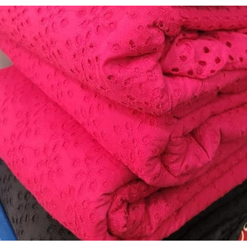Chikankari Cotton Fabric 100% pure cotton Chikankari Cotton Fabric 100% pure cotton