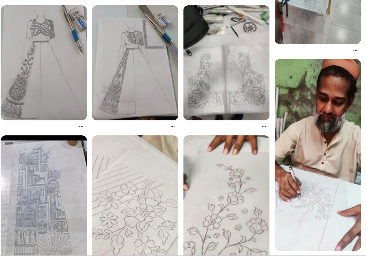 Fashion Khaka Artists, Embroidery Tracing Experts Fashion Khaka Artists, Embroidery Tracing Experts